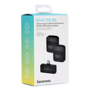 میکروفون یقه ای بی سیم سارامونیک مدل  Blink100 B6